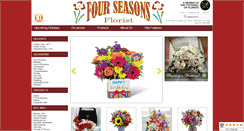 Desktop Screenshot of fourseasonsflorist.com